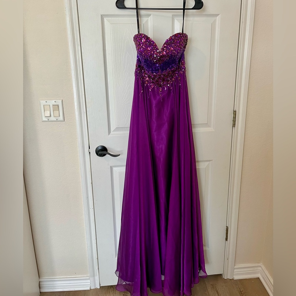 Beaded Prom Dress